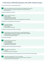 CTCD Exam &vert; UPDATED Questions with 100&percnt; Verified Answers&NewLine;