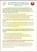 INT 6200 Module 4 Knowledge Check &vert; Questions and Answers  &vert; A&plus; Guide &vert; 2026 Updated &vert; 100&percnt; Correct&period;&NewLine;