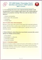 INT 6200 Module 1&comma;2&comma;3&comma;4 and 6 Bundled Quizzes with complete solutions latest