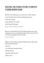 Electric Veh Charg Sys Nec Complete&NewLine;Course Review Guide