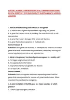 Nsg 530 - Advanced Pathophysiology&colon; Comprehensive Exam 2 Review &lpar;2026&sol;2027 Edition&rpar; Complete Questions With Verified Answers