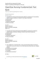 Fundamentals of Nursing Chapter 18 Test Bank &ndash; Practice Questions&comma; Answers & Study Guide