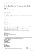 Fundamentals of Nursing Test Bank &ndash; Chapter 19 &vert; Practice Questions and Answers