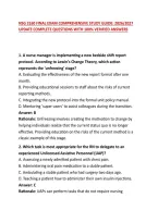 Nsg 3160 Final Exam Comprehensive Study Guide&colon; 2026&sol;2027 Update Complete Questions With 100&percnt; Verified Answers&NewLine;