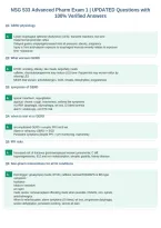 NSG 533 Advanced Pharm Exam 1 &vert; UPDATED Questions with&NewLine;100&percnt; Verified Answers