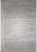 Mathematics Ncert Handwritten Solutions for class 11