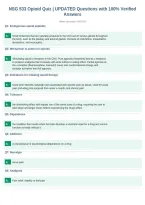NSG 533 Opioid Quiz &vert; UPDATED Questions with 100&percnt; Verified&NewLine;Answers