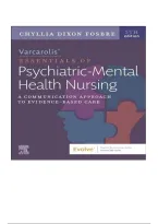 Varcarolis Essentials of Psychiatric Mental Health Nursing 5th Edition Test Bank &vert; All Chapters Practice Questions and Answers