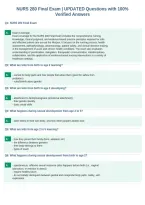 NURS 280 Final Exam &vert; UPDATED Questions with 100&percnt;&NewLine;Verified Answers&NewLine;
