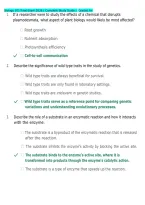 Biology 101 Final Exam 2026 &vert; Complete Study Guide &vert; 164 Questions & Answers &vert; Graded A&plus;