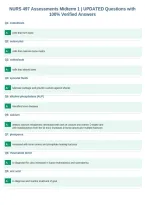 NURS 497 Assessments Midterm 1 &vert; UPDATED Questions with&NewLine;100&percnt; Verified Answers