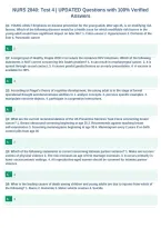 NURS 2040&colon; Test 4 &vert; UPDATED Questions with 100&percnt; Verified&NewLine;Answers