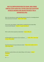 Ascp Cg Certification Practice Exam&colon; 100&percnt; Expert &NewLine;Verified Study Guide Real Testing 2026&vert;2027 Questions &NewLine;Detailed Answers And Instructor Note For A&plus; &NewLine;Guaranteed Pass 
