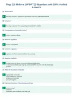 Phgy 215 Midterm &vert; UPDATED Questions with 100&percnt; Verified&NewLine;Answers