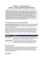 COMM223 Chapter 3 Study Notes