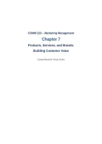 COMM223 Chapter 7 Study Notes