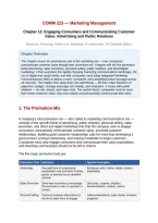 COMM223 Chapter 12 Study Notes