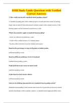 D184 Study Guide Questions with Verified&NewLine;Correct Answers