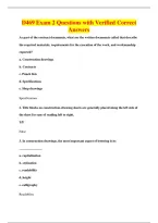D469 Exam 2 Questions with Verified Correct&NewLine;Answers