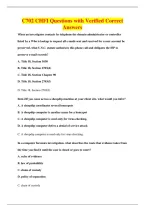 C702 CHFI Questions with Verified Correct&NewLine;Answers