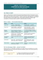 COMM309 Chapter 18 Study Notes
