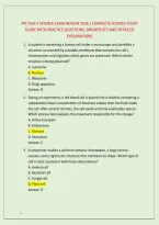 Ati Teas 7 Science Exam Review 2026 &sol; Complete Science Study &NewLine;Guide With Practice Questions&comma; Answer Key And Detailed &NewLine;Explanations 