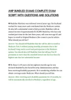 Ahip Bundled Exams Complete Exam&NewLine;Script With Questions And Solutions