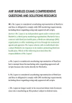 Ahip Bundled Exams Comprehensive&NewLine;Questions And Solutions Resource