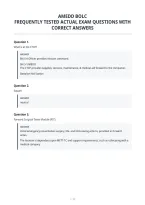 Amedd Bolc&NewLine;Frequently Tested Actual Exam Questions With&NewLine;Correct Answers
