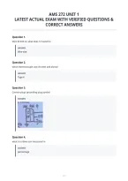 Ams 272 Unit 1&NewLine;Latest Actual Exam With Verified Questions &&NewLine;Correct Answers