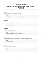 Ams 272 Unit 3&NewLine;Updated Actual Questions With Correct&NewLine;Answers