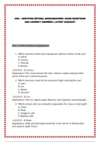 Cra &ndash; Certified Retinal Angiographer &vert; Exam Questions And Correct Answers &vert; Latest 2026&sol;2027&NewLine;&NewLine;