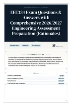 EEE334 Exam Questions & Answers with Comprehensive 2026&sol;2027 Engineering Assessment Preparation &lpar;Rationales&rpar;