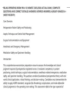 Relias Operating Room Rn A V2 Newest 2025&sol;2026 Actual Exam &vert; Complete Questions And Correct Detailed Answers &lpar;Verified Answers&rpar; Already Graded A&plus; &lpar;Most Recent&excl;&excl;&rpar;