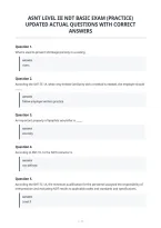 Asnt Level Iii Ndt Basic Exam &lpar;Practice&rpar;&NewLine;Updated Actual Questions With Correct&NewLine;Answers