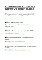 Atf Fundamentals Micro Certification&NewLine;Questions With Complete Solutions
