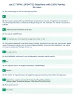 con 237 DAU &vert; UPDATED Questions with 100&percnt; Verified&NewLine;Answers