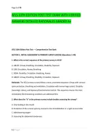 Atls 10Th Edition Post Test Exam With Verified &NewLine;Answers Detailed Rationales Graded A&plus; 