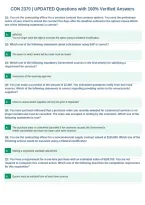 CON 2370 &vert; UPDATED Questions with 100&percnt; Verified Answers&NewLine;