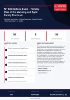 NR 601 Primary Care of the Maturing and Aged Family Practicum Midterm Exam 2026&sol;2027 &ndash; Questions and Answers &vert; 100&percnt; Verified &vert; Detailed Rationales &ndash; Pass Guaranteed &ndash; A&plus; Graded