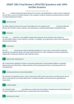 MGMT 3301 Final Review &vert; UPDATED Questions with 100&percnt;&NewLine;Verified Answers