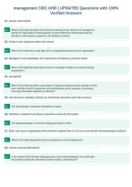 management 3301 UHD &vert; UPDATED Questions with 100&percnt;&NewLine;Verified Answers