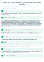 MGMT 3301 Exam 2 &vert; UPDATED Questions with 100&percnt; Verified&NewLine;Answers