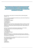 &NewLine;HCA Healthcare Telemetry ECG Interpretation Guide ACTUAL EXAM 2026&sol;2027 &vert; Complete Exam-Style Questions with Detailed Rationales &vert; 100&percnt; Verified Pass Guaranteed &ndash; A&plus; Graded