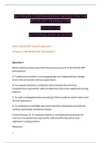 Comprehensive NCLEX-RN Review&colon; Saunders 8th Edition Practice MCQs & Answers