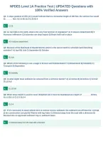 NPDES Level 1A Practice Test &vert; UPDATED Questions with&NewLine;100&percnt; Verified Answers&NewLine;