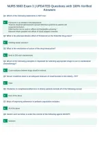 NURS 5663 Exam 3 &vert; UPDATED Questions with 100&percnt; Verified&NewLine;Answers&NewLine;