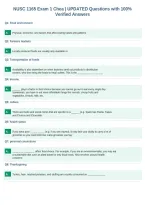 NUSC 1165 Exam 1 Chea &vert; UPDATED Questions with 100&percnt;&NewLine;Verified Answers