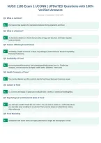 NUSC 1165 Exam 1 UCONN &vert; UPDATED Questions with 100&percnt;&NewLine;Verified Answers