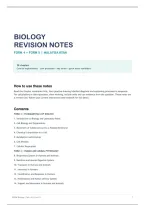 easy notes for biology